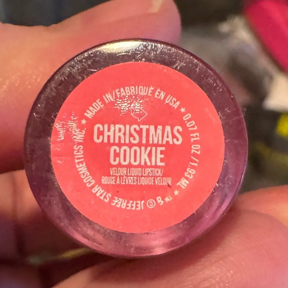 Jeffree Star Christmas Cookie Mini Velour Liquid Lipstick Nude Pink Matte